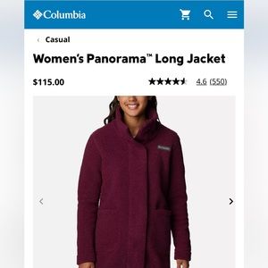 Womens Columbia Coat